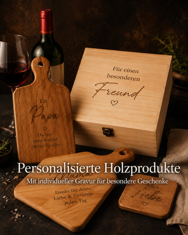 Personalisierte Holzprodukte