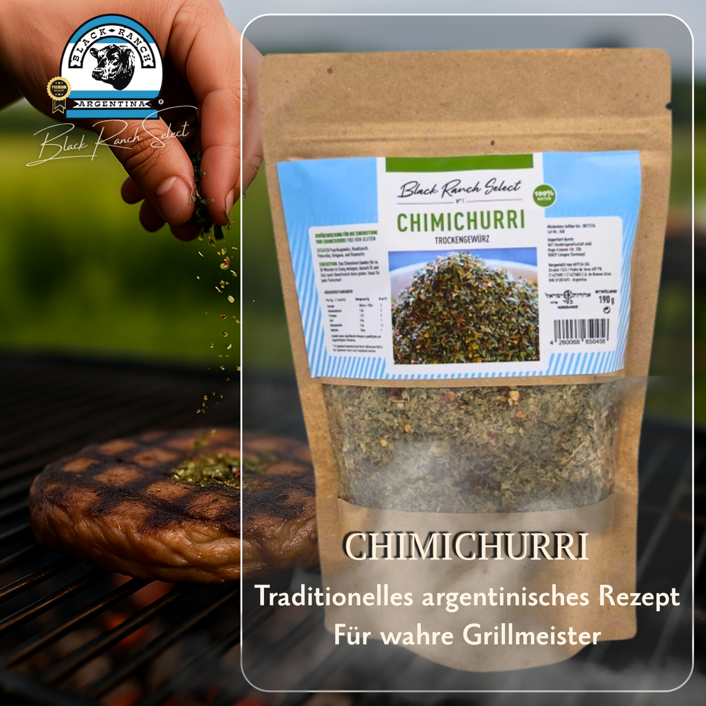 Chimichurri Black Ranch 190g – Authentischer Geschmack mit Raum für Kreativität