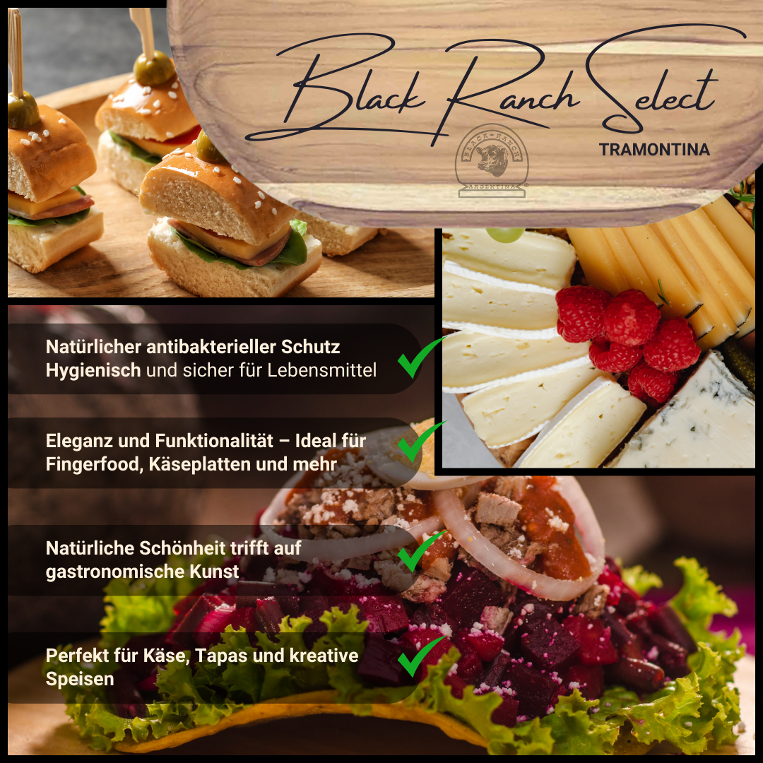 Servierschale aus FSC®-zertifiziertem Teakholz – Perfekt für Grillgut, Steak und Vorspeisen