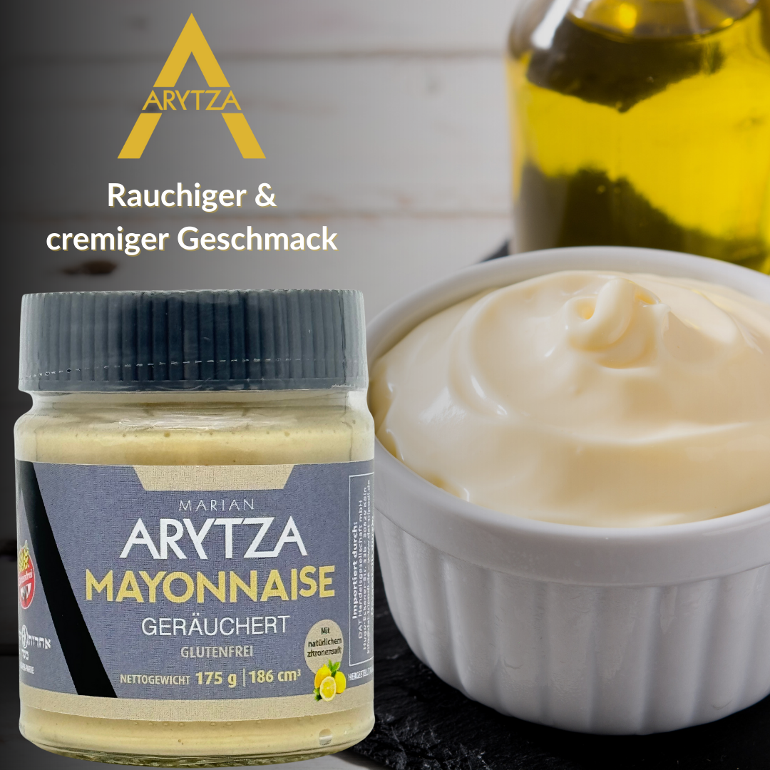 Arytza Geräucherte Mayonnaise – Rauchige Mayo für Burger, Pommes & BBQ – Ohne Zucker, Perfekt als Grillsauce & Dip