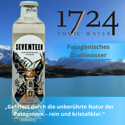 Seventeen 1724 Tonic Water – 6er Pack (200ml) – Die perfekte Begleitung für Ihren Gin
