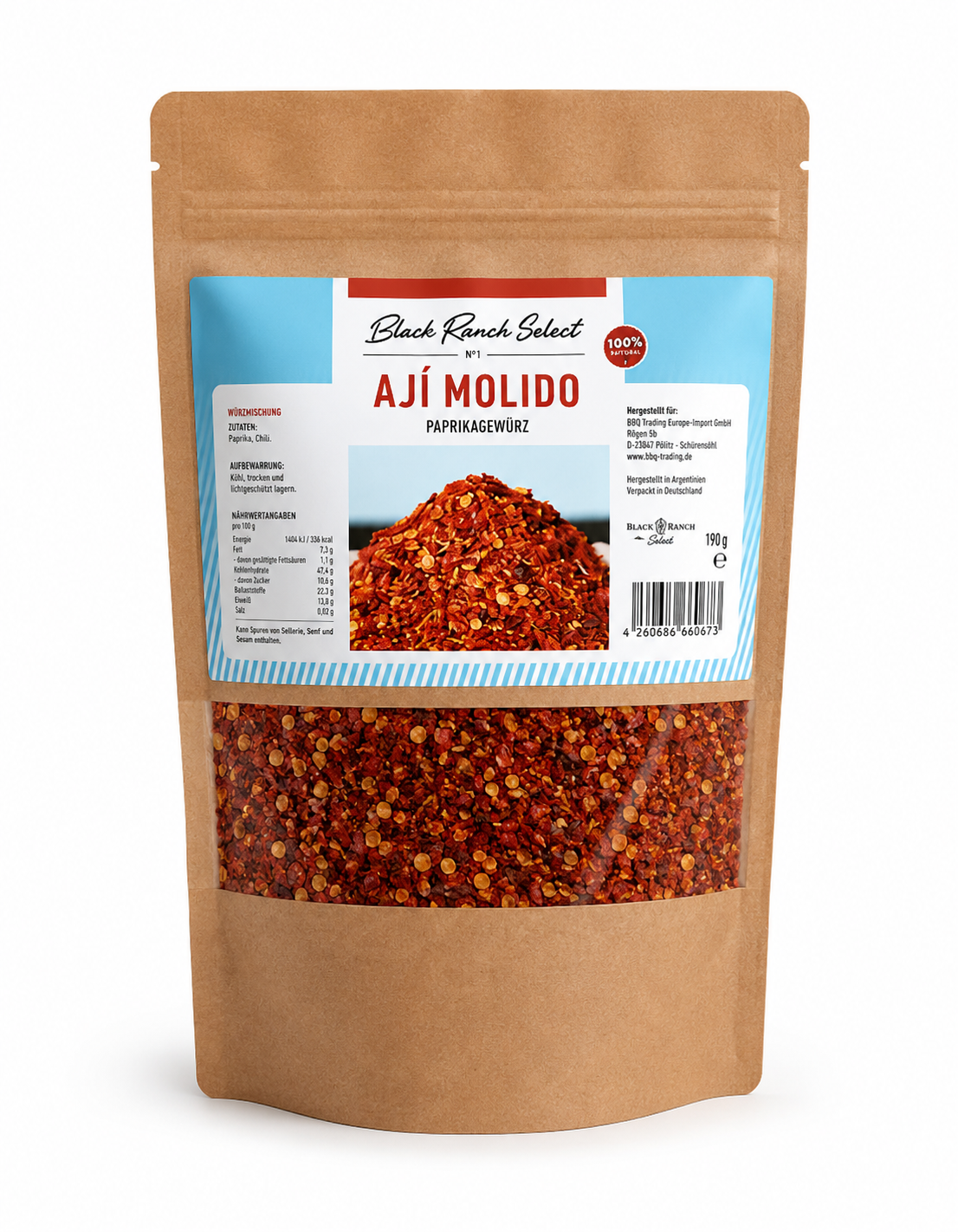 Ají Molido Arytza | Argentinisches Paprikagewürz | 190 g