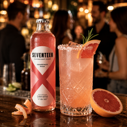 Seventeen Grapefruit Soda 6x200ml | Premium Mixer für Paloma, Gin & Vermouth