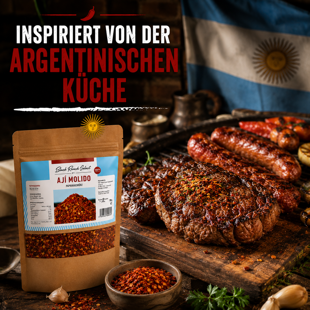 Ají Molido Arytza | Argentinisches Paprikagewürz | 190 g