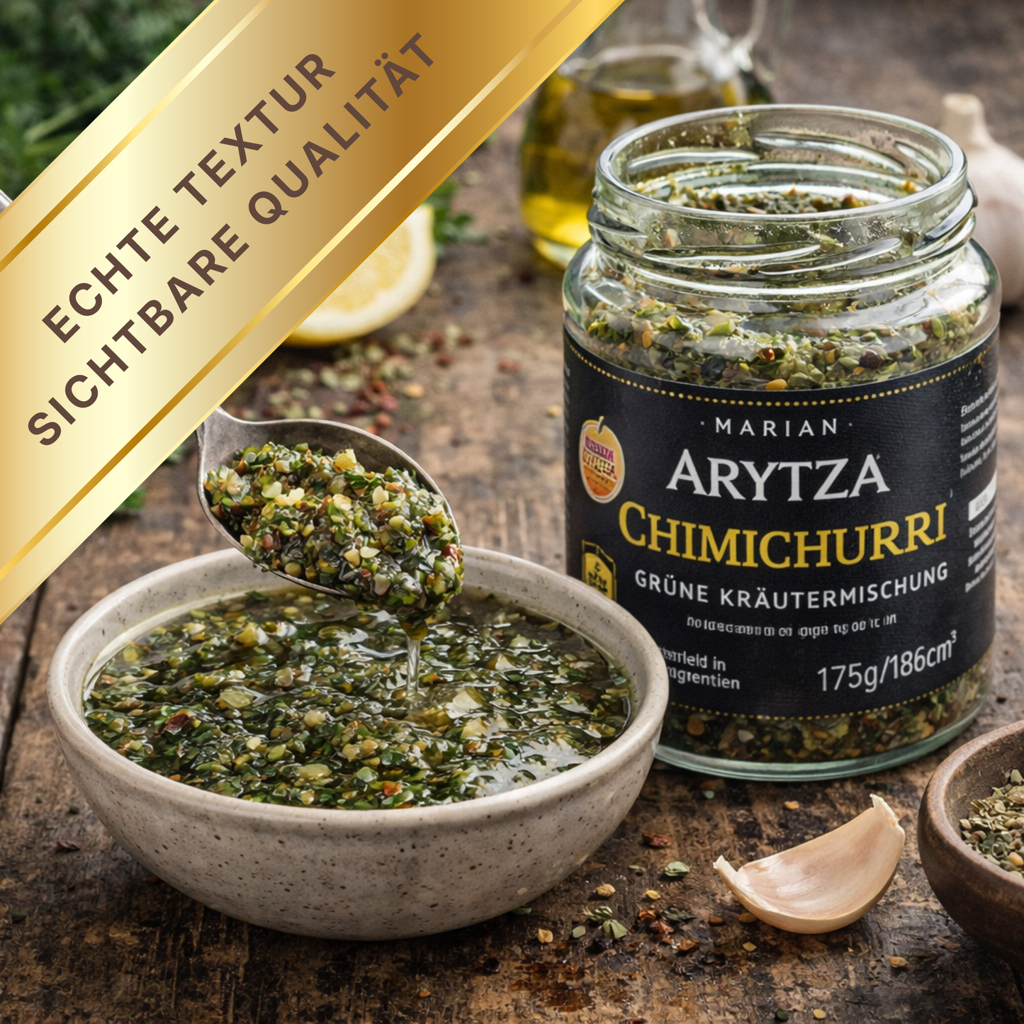 Arytza Premium Grüne Kräuter Chimichurri - Der Geschmack Argentiniens